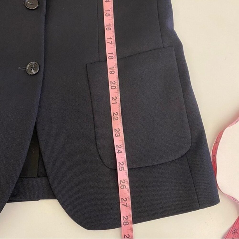 Raf Simons || Slim Fit School Boy Blazer‎ SS2022 Navy Blue IT 40 US Small - Picture 8 of 14